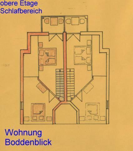 Maisonettewohnung auf 2 Etagen mit zwei Balkonen Barth Exterior foto