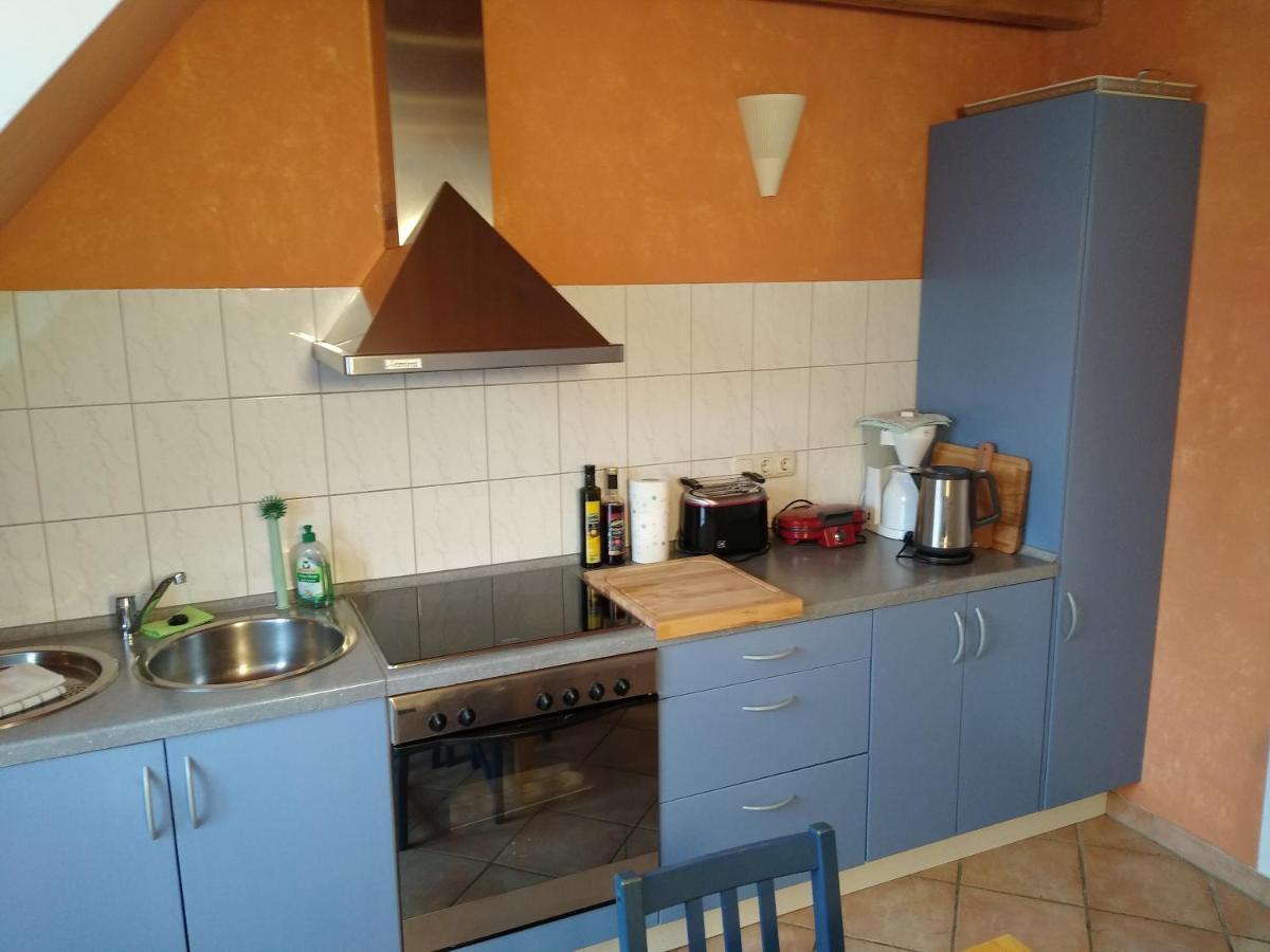 Maisonettewohnung auf 2 Etagen mit zwei Balkonen Barth Exterior foto