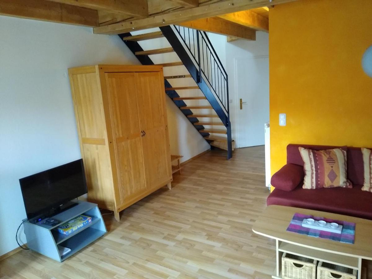 Maisonettewohnung auf 2 Etagen mit zwei Balkonen Barth Exterior foto